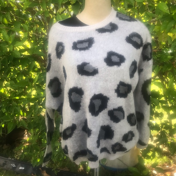 She and Sky Sweaters - She and Sky | Leopard Print pullover Sweater